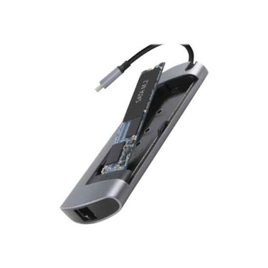 AXAGON SuperSpeed USB-C Combo 6in1 Hub | HMC-6M2