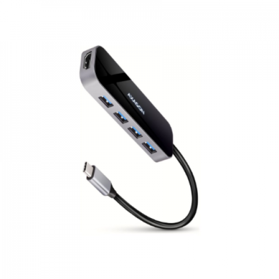 AXAGON SuperSpeed USB-C Combo 6in1 Hub | HMC-6H4A