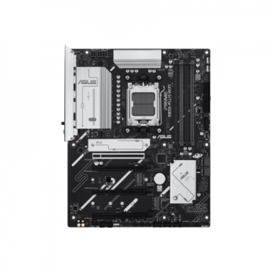 Asus PRIME B850-PLUS WIFI | Processor family AMD | Processor socket AM5 | DDR5 | Supported hard disk drive interfaces M.2, SATA | Number of SATA connectors 4