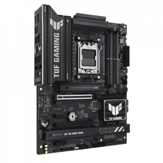 Asus TUF GAMING B850-PLUS WIFI | Processor family AMD | Processor socket AM5 | DDR5 DIMM | Number of SATA connectors 4