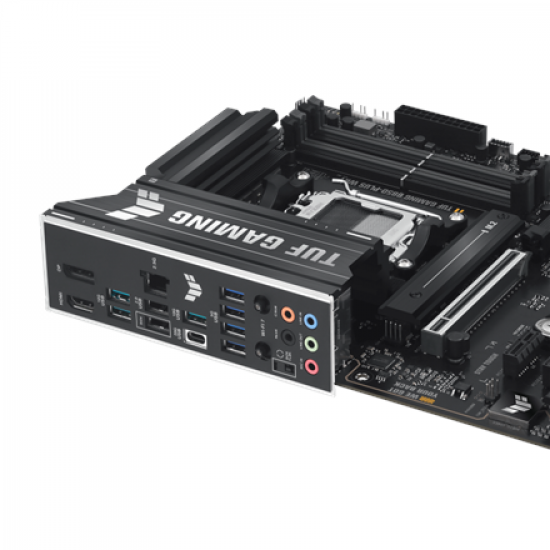 Asus TUF GAMING B850-PLUS WIFI | Processor family AMD | Processor socket AM5 | DDR5 DIMM | Number of SATA connectors 4