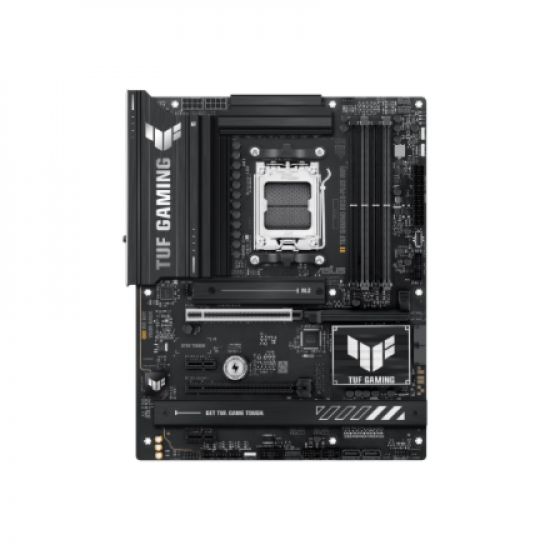 Asus TUF GAMING B850-PLUS WIFI | Processor family AMD | Processor socket AM5 | DDR5 DIMM | Number of SATA connectors 4