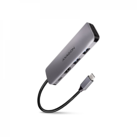 AXAGON SuperSpeed USB-C COMBO 5in1 Hub | HMC-5