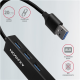 AXAGON SuperSpeed USB-A Hub and Gigabit LAN | HMA-GL3A