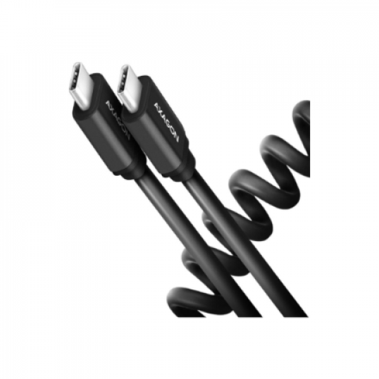 AXAGON Twister Cable, 0.6 m | BUCM-CM10TB | USB Type C to USB Type C