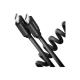 AXAGON Twister Cable, 0.6 m | BUCM-CM10TB | USB Type C to USB Type C