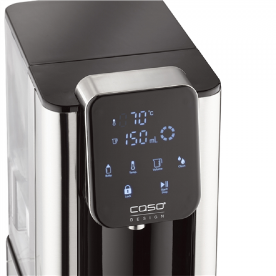 Caso Turbo Hot Water Dispenser | Hot 7 | Water Dispenser | 2200-2600 W | 2.7 L | Plastic/Stainless Steel | Black/Stainless Steel