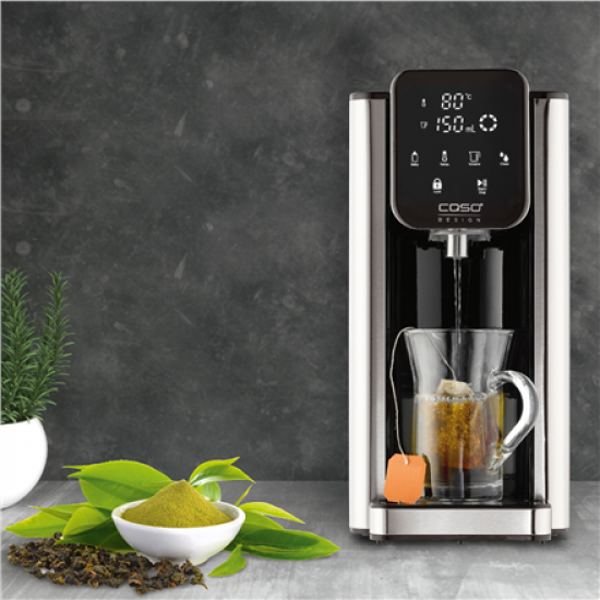 Caso Turbo Hot Water Dispenser | Hot 7 | Water Dispenser | 2200-2600 W | 2.7 L | Plastic/Stainless Steel | Black/Stainless Steel