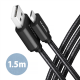 AXAGON Data and charging cable, 1.5 m | BUMM-AM15AB | USB Type A to USB Type Micro