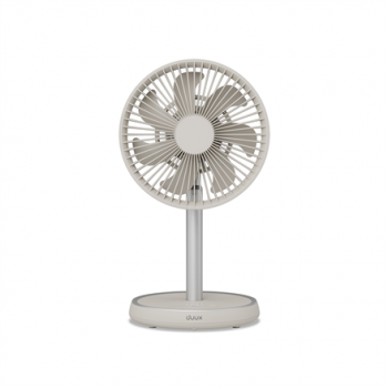 Duux Fan | Rize Flex | Stand Fan | Greige | Diameter 21 cm | Number of speeds 4 | Oscillation | 10 W
