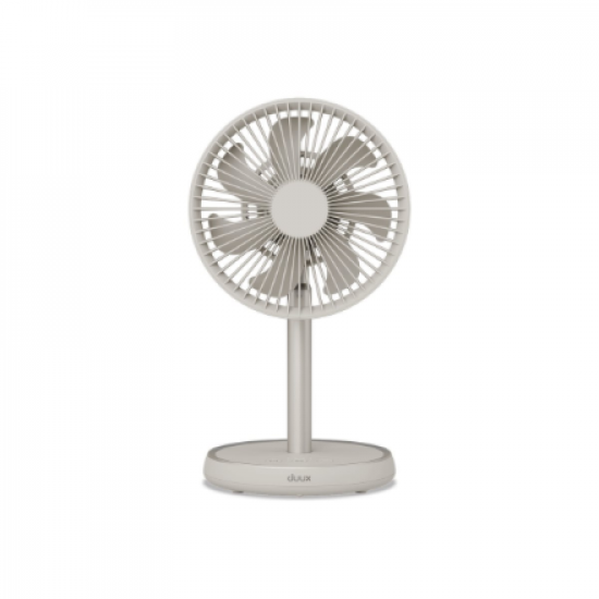 Duux Fan | Rize Flex | Stand Fan | Greige | Diameter 21 cm | Number of speeds 4 | Oscillation | 10 W