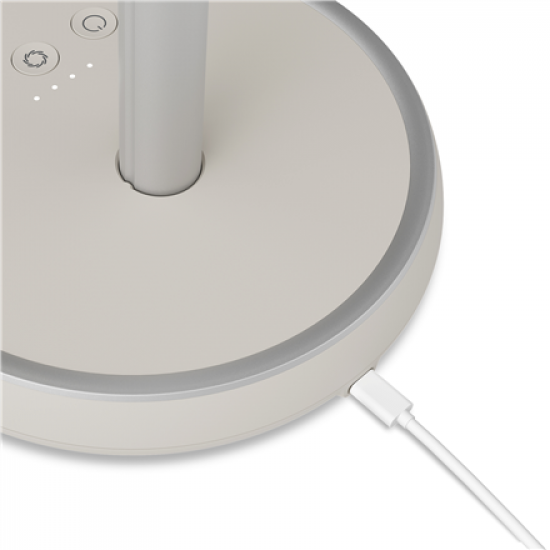 Duux Fan | Rize Flex | Stand Fan | Greige | Diameter 21 cm | Number of speeds 4 | Oscillation | 10 W