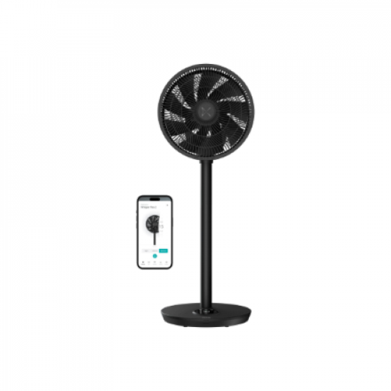 Duux Fan | Whisper Flex 2 | Stand Fan | Black | Diameter 34 cm | Number of speeds 30 | Oscillation | 2-21.5 W | Remote control