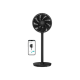 Duux Fan | Whisper Flex 2 | Stand Fan | Black | Diameter 34 cm | Number of speeds 30 | Oscillation | 2-21.5 W | Remote control
