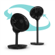 Duux Fan | Whisper Flex 2 | Stand Fan | Black | Diameter 34 cm | Number of speeds 30 | Oscillation | 2-21.5 W | Remote control