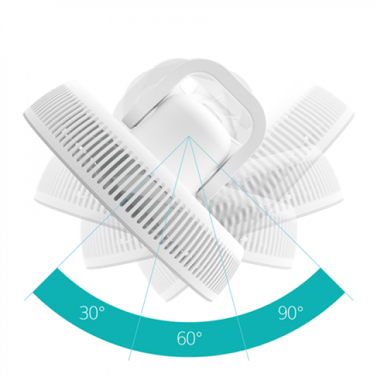 Duux Fan | Whisper Flex 2 | Stand Fan | White | Diameter 34 cm | Number of speeds 30 | Oscillation | 2-21.5 W | Remote control