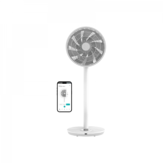 Duux Fan | Whisper Flex 2 | Stand Fan | White | Diameter 34 cm | Number of speeds 30 | Oscillation | 2-21.5 W | Remote control