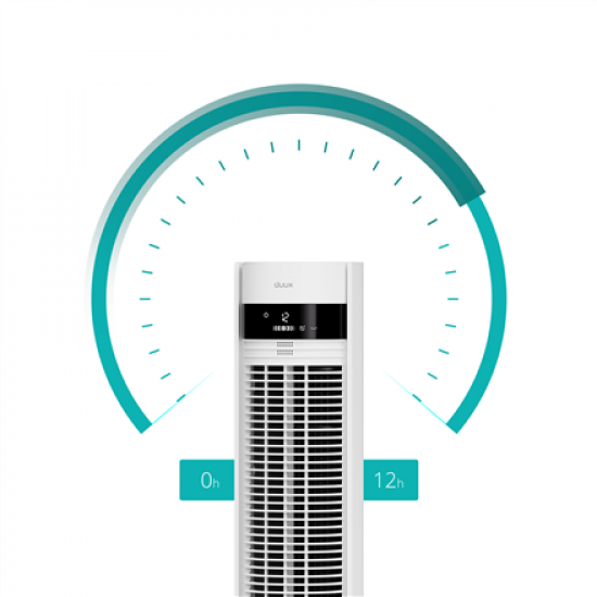 Duux Fan | Elevate | Tower Fan | White | Diameter 29 cm | Number of speeds 12 | Oscillation | 4-40 W