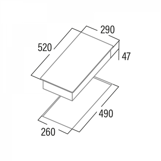 CATA Hob | TD 3002 BK | Vitroceramic | Number of burners/cooking zones 2 | Touch | Timer | Black