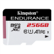 Kingston Endurance 95R | 256 GB | microSDXC | Flash memory class Class 10, UHS-I