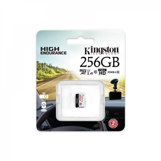 Kingston Endurance 95R | 256 GB | microSDXC | Flash memory class Class 10, UHS-I