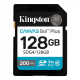 Kingston | Canvas Go! Plus | 128 GB | SD | Flash memory class Class 10, UHS-I, U3, V30