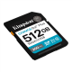 Kingston | Canvas Go! Plus | 512 GB | SD | Flash memory class Class 10, UHS-I, U3, V30