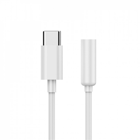 Cablexpert | USB type-C plug to stereo 3.5 mm audio adapter cable, White | A-CM-3.5F-01