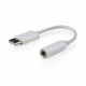 Cablexpert | USB type-C plug to stereo 3.5 mm audio adapter cable, White | A-CM-3.5F-01