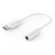 Cablexpert | USB type-C plug to stereo 3.5 mm audio adapter cable, White | A-CM-3.5F-01