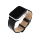 Fixed | Strap for Apple Watch 42/44/45/46/49mm | Black | Leather