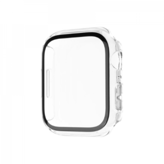 Fixed | Pure protective case with tempered glass for Apple Watch 46mm | Clear