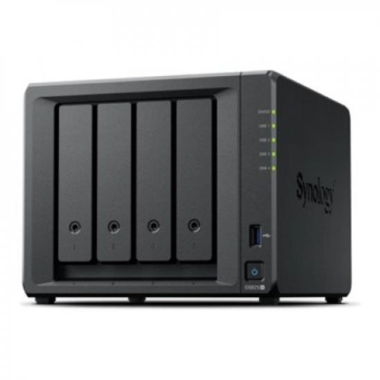 Synology NAS | DS925+ | AMD Ryzen | V1500B | Processor frequency 2.2 GHz | 4 GB | DDR4 ECC SODIMM | Black