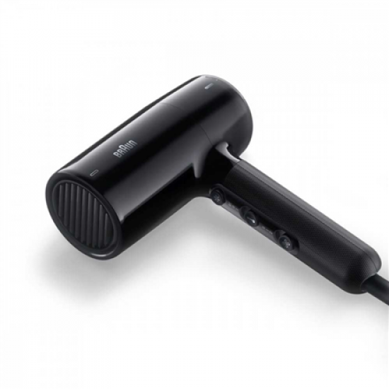 Braun Hair dryer | BRHD225E | 2200 W | Number of temperature settings 3 | Ionic function | Diffuser nozzle | Black