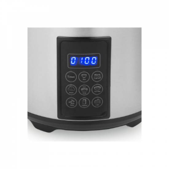 Tristar Digital Rice and Steam Cooker | RK-6138 | 900 W | 2.2 L | Number of programs 7 | Grey