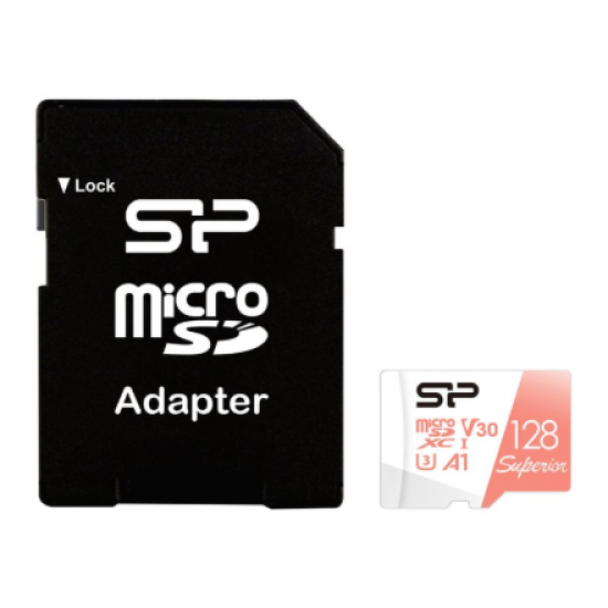 Silicon Power Superior | 128 GB | microSDXC | Flash memory class 10