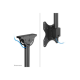 Neomounts CL35-340BL12 Monitor/TV mount Ceiling | Adjustable Height, Rotate, Tilt, Swivel | 23-42 