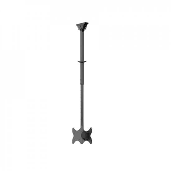 Neomounts CL35-340BL22 Dual Monitor/TV Mount Ceiling | Adjustable Height, Rotate, Tilt, Swivel | 23-42 