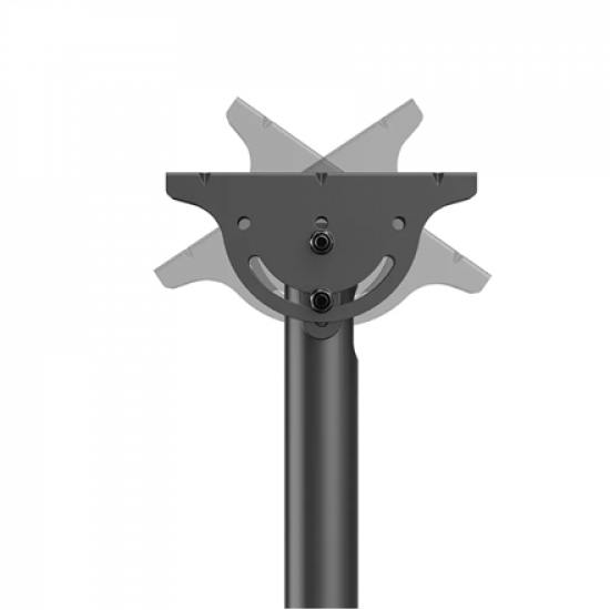 Neomounts CL35-440BL16L Monitor/TV Mount Ceiling | Adjustable Height, Rotate, Tilt, Swivel | 37-70 