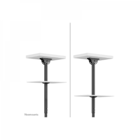 Neomounts CL35-440BL16L Monitor/TV Mount Ceiling | Adjustable Height, Rotate, Tilt, Swivel | 37-70 