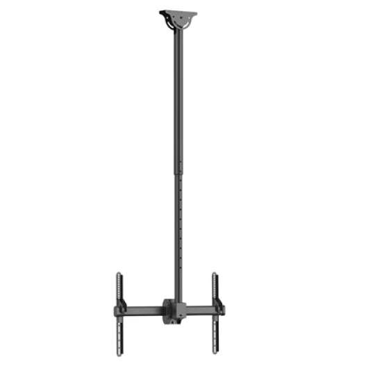 Neomounts CL35-440BL16L Monitor/TV Mount Ceiling | Adjustable Height, Rotate, Tilt, Swivel | 37-70 