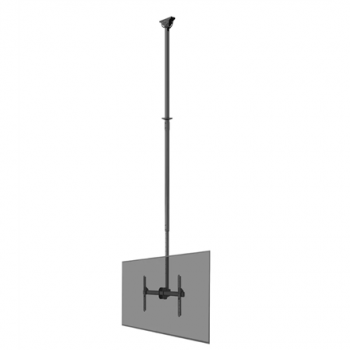 Neomounts CL35-440BL16XL Monitor/TV Mount Ceiling | Adjustable Height, Rotate, Tilt, Swivel | 37-70 