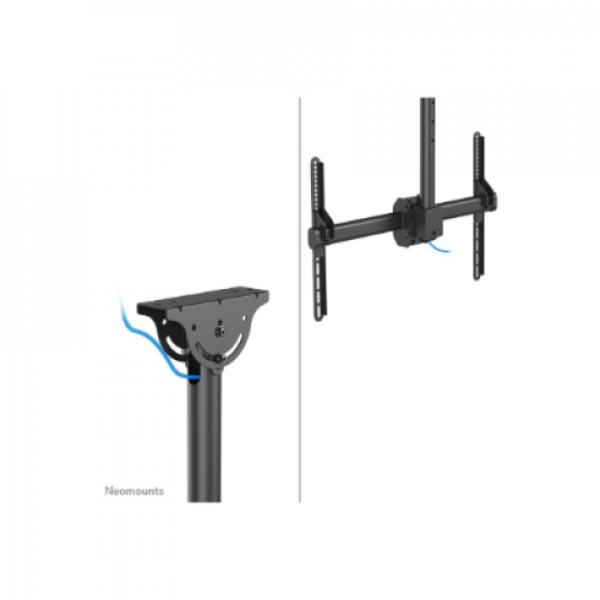 Neomounts CL35-440BL16XL Monitor/TV Mount Ceiling | Adjustable Height, Rotate, Tilt, Swivel | 37-70 