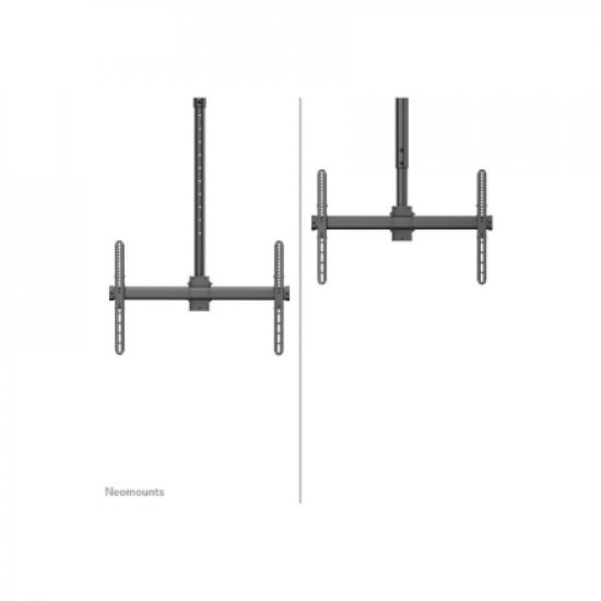 Neomounts CL35-440BL16XL Monitor/TV Mount Ceiling | Adjustable Height, Rotate, Tilt, Swivel | 37-70 