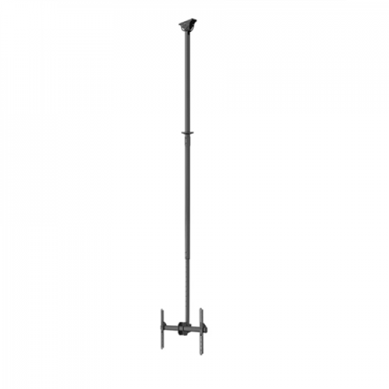 Neomounts CL35-440BL16XL Monitor/TV Mount Ceiling | Adjustable Height, Rotate, Tilt, Swivel | 37-70 