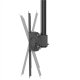 Neomounts CL35-440BL16XL Monitor/TV Mount Ceiling | Adjustable Height, Rotate, Tilt, Swivel | 37-70 