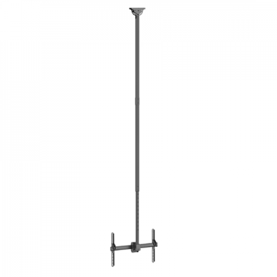 Neomounts CL35-440BL16XL Monitor/TV Mount Ceiling | Adjustable Height, Rotate, Tilt, Swivel | 37-70 