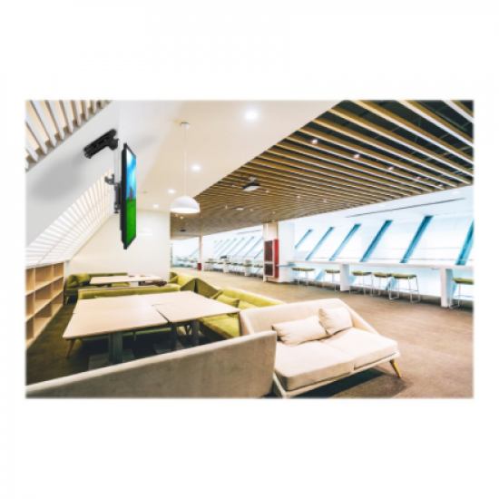 Neomounts FPMA-C020BLACK Monitor/TV Mount Ceiling | Adjustable Height, Tilt | 10-40 