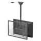 Neomounts NM-C440DBLACK Dual monitor/TV mount ceiling | Adjustable Height, Rotate, Tilt, Swivel | 32-60 