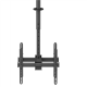 Neomounts NM-C440DBLACK Dual monitor/TV mount ceiling | Adjustable Height, Rotate, Tilt, Swivel | 32-60 